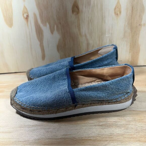Rag and Bone Denim Espadrille Runner Shoes Women’s Size 7 - Picture 1 of 8